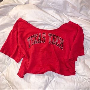 Texas Tech crop top